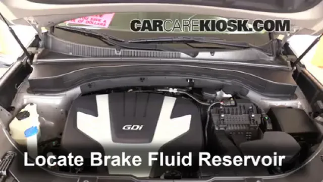 2014 Kia Sorento EX 3.3L V6 Liquide de frein Ajouter du liquide
